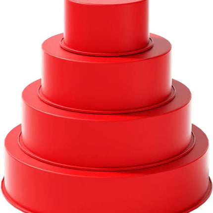 Silicone Cake Pan, Non-stick Silicone Round Cake Mold for Baking, Silicone Baking Pan Set for Cake,cheesecake and Chocolate Cake