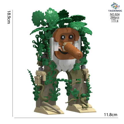 Brainrot Bricks Tung Tung Sahur Figures Tralalero Tralala Building Blocks Toys for Adult Birthday Gifts