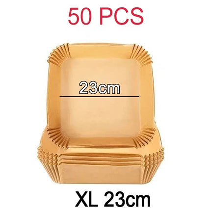 Air Fryer Disposable Paper Liner For Cosori ninja  Square/Round Nonstick Parchment Baking Oven Paper Kitchen Accessories
