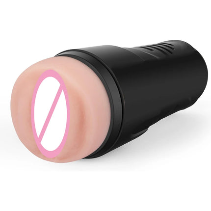 Manual Male Masturbation Cup Silicone Realistic Vagina Clitoris Pocket Pussy Endurance Exercise Adult Goods Sex Toy for Men