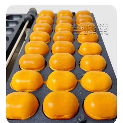 Commercial Electric Non Stick Jujube Bean Small Round Ball Egg Bubble Waffle Cake Machine Skewer Waffle Maker Snack Equipment