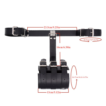 SM PU Leather Behind Back Hand Cuff Collar BDSM Bondage Restraints Slave Training Hand Binding SM Toys For Couple Games