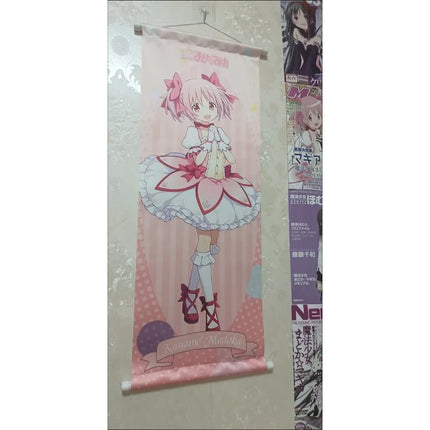 Kawaii Anime Scroll Canvas Posters and Prints Decoration Wall Hanging Painting