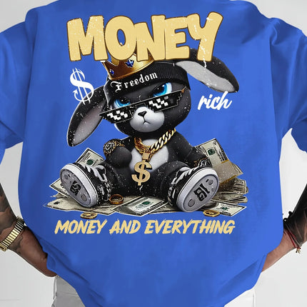 The new men's T-shirt for summer 2025 is a casual, fashionable, sporty, breathable, soft, and simple 3D letter print.