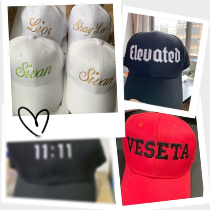 Custom Baseball Cap Embroidered Text Name Logo Soft Washed Cotton Dad Hats for Men Women ﻿ ﻿
