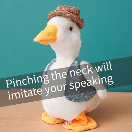Repeating Duck Lovely Talking Duck Musical Stuffed Plush Doll Plush Toy Stress Relief Fun Gift for Friends