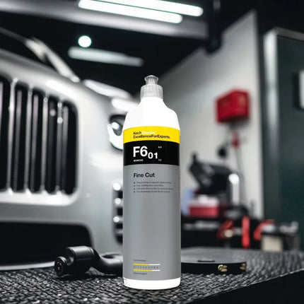 Kochchemie F6 01 250ml Silicone-Free Car Polish Effective for All Paint Types Removes Medium to Heavy Defects