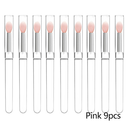 3/15PCS Reusable Lip Brush Silicone Lip Mask Applicator Transparent Lipstick Tool For Lip Gloss Eyeshadow Brushes Makeup Tools
