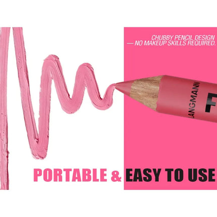 Waterproof Matte Lipliner Pencil Brown Contour Tint Lipstick Pen Long Lasting 6 Color Wooden Lip Liner Pencil Full-lip Makeup