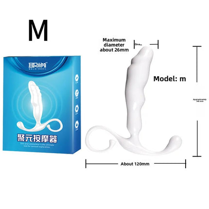 Men Adult Masturbator Prostate Massager Stimulate  Soft Silicone Anal Plug G spot Stimulator For Men Woman Couple Gay Sex Toy18+