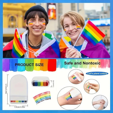 Rainbow Crayon Paint Rainbow Birthday Party Colourful Theme Party Accessories Party Family Costume Gift Pocket Size