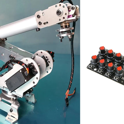 Multi-Dof Robot Arm Abb Industrial Manipulator Claw Gripper with MG996R for Arduino Robot DIY Kit to 6-axis Robotic Arm Project