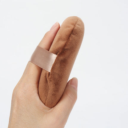 125mm圆形 Cotton Velvet Powder Puff Large Loose Powder Puff Makeup Artist Powder Puff Round Cotton Ribbon Hook Hand Glove Puff