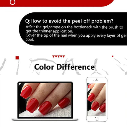 7ml Crackle Gel Nail Polish Cracking Nail Gel Quick Dry Nail Art Varnishes Hybrid Semi Permanent Soak Off Base Top Coat tool