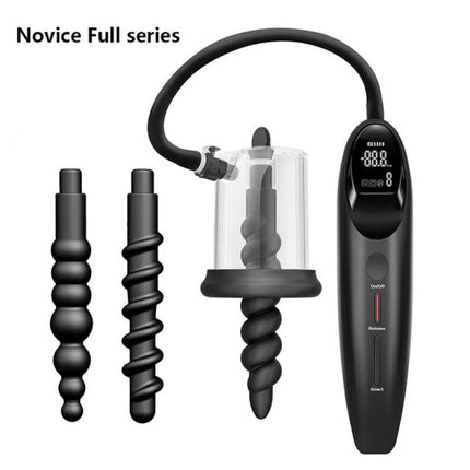 Smart Vacuum Pump Sucking Anal Plug Female Prostate Massage Stimulator Buttplug Male Masturbator Adult Sex Toys For Man Women