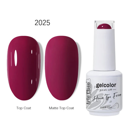 Arte Clavo HEMA TPO FREE Gel Nail Polish 15ML Long Lasting For Manicure Semi Permanent Nail Art UV LED Gel Varnish Nail Supplies