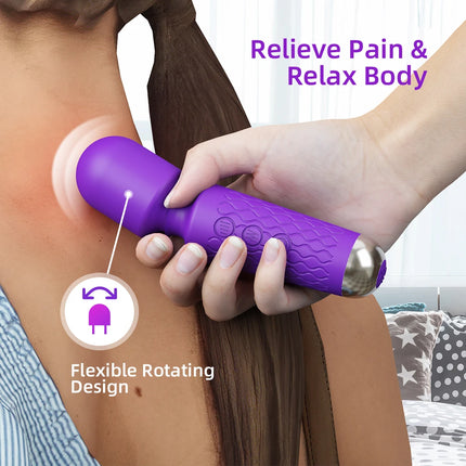 20 Modes AV Stick Vibrator Sex Toys For Women Clitoral Stimulation Massager G Spot Vibrator Masturbators Sexy Toys Adult Product