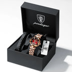 719 RoseGold WineRed