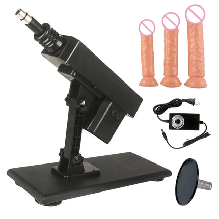 Reciprocating Linear Fuvk Machine 3XLR Vagina Anal Thrusting Dildo Vibrator Love Machine Device Gun Adult Goods - VIBRATEUR
