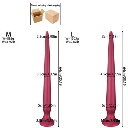 Huge 64cm Extra Long Anal Plug S-Xxxxl Butt Plug Dilatdor Anal Sex Toys For Women Men 18 Gay Bdsm Toys Vagina Orgasm Masturbator