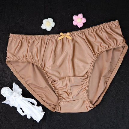 smooth Briefs Silky Men's  Underwear Glossy Sports Men Swimsuit Interior Hombre Panties mens sexy underwear