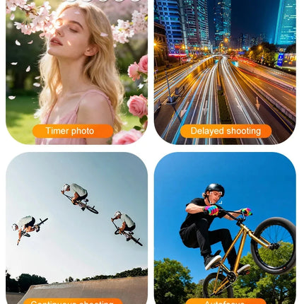4K Ultra HD Action Camera 330° Face Tracking Gimbal Stabilizer 1.72 Inch Touch Screen 64MP Pocket Digital Camera WiFi Sports Cam