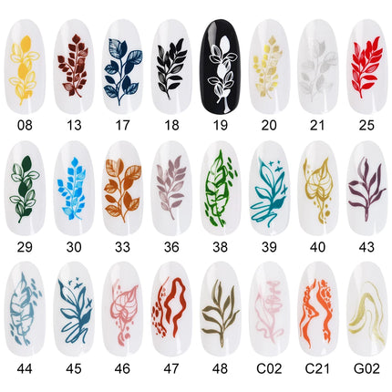 KADS Professional 11ml 24 Colors Nail Stamping Polish Gold Silver Nail Art Varnish for Stamping Plate DIY Nail Printing Polish