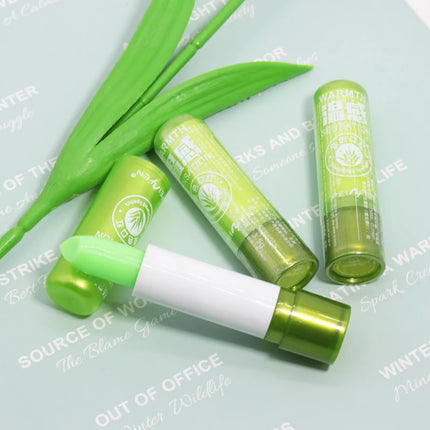 12Pcs/Set Aloe Extract Lip Balm, Color-Changing Lip Balm, Long-Lasting and Moisturizing Lipstick for Festival Gift