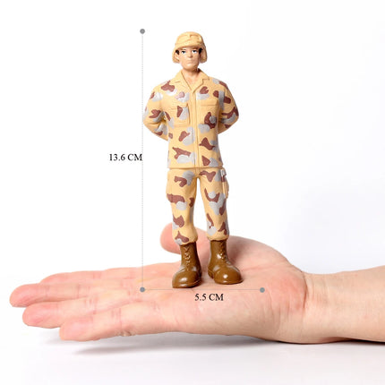 Realistic Pretend Professional Career Figures - Plastic Models of People from around the World Educational Toy Gift for Children
