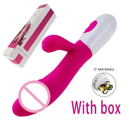 Rabbit Vibrator for Women Beginner G-Point Powerful Vibrating Massager Vaginal Clitoris Nipple Stimulator Female Adult Sex Toys
