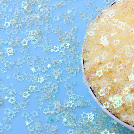 4mm 20g Stars Flower Glittering Sequins Paillettes Sprinkles For Slime Additives DIY Slime Accessories Filler Wedding Nail Art
