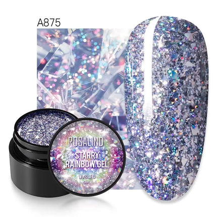 ROSALIND 5ML Painting Gel Nail Polish Nail Art Design Varnishes Stamping Polish Semi Permanent Gels Top Coat Manicure Lacquer