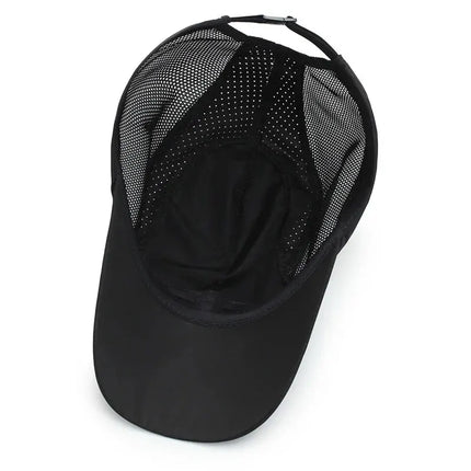Spring Summer New Sports Hats Men's Sun Hats Outdoor Quick Drying Fabric Baseball Net Caps Sunscreen Breathable Caps