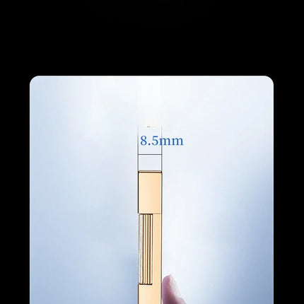 Steel Tone Grinding Wheel Open Flame Gas Lighter Side Slide Oblique Fire Metal Torch Lighter Cigarette Gift Men Gadget Birthday