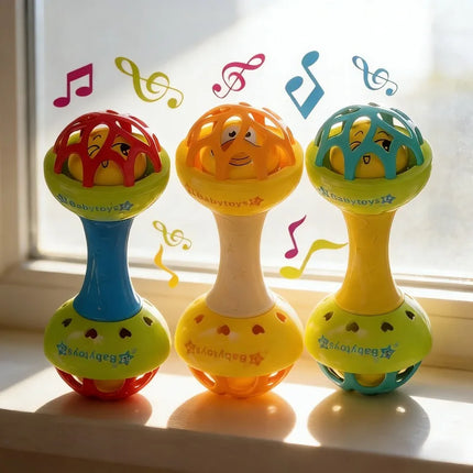 1pcs Baby Rattles 0 12 Months Baby Educational Toys Shaker Grab Spin Set Sensory Educational Newborn Gift for Infant Boys Girls
