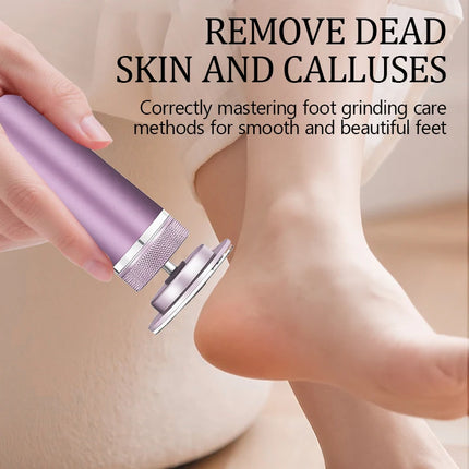 Electric Foot File - Callus Remover for Feet,Adjustable Speed Foot File with 60 Pcs Sandpaper Discs Professional Pedicure Tool