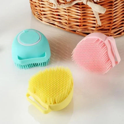 Pet Cleaning Wash Bath Massage Brush Soft Silicone Pet Accessories for Dogs Cats Tools Pet Supplies  расческа для собак