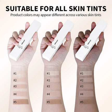 Foundation Stick Color Changing Foundation Detachable Brush Blanc Cover Cream Stick High Coverage Smoothly Blending Base Makeup