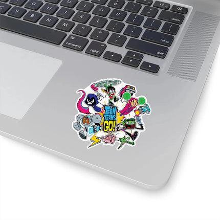50pcs Teen Young Boy Titan Graffiti Sticker Skateboard Suitcase Guitar Kettle Deco Laptop Skin Waterproof Phone Case