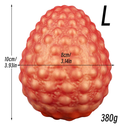Butt Plug Huge Hot Selling Egg Type Anal Dildo With Chain Tail Anal Toys Sm Anal Training Dilation Couple Masturbation Sex Toy