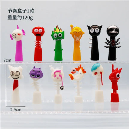 High Quality Sprunki Action Figures 12 Pack Rhythm Box Game Peripheral Collectible Model Dolls Desktop Ornaments For Game Fans