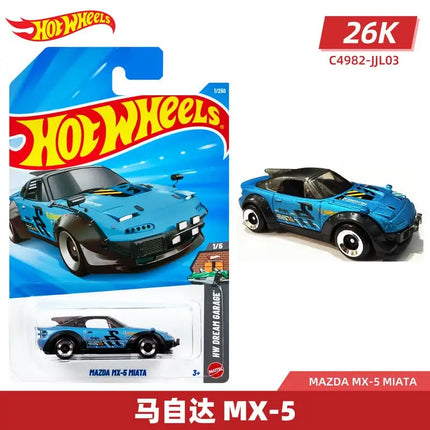Hot Wheels C4982 2026K Batch 1:64 Diecast Car Ferrari BMW GTR Supra F1 Racing Mini Alloy Model Toy Collectible Gift For Kids