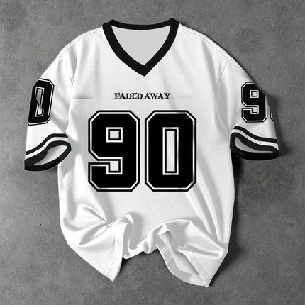 Men's Sports NB.90 Printed Casual T-Shirt Quick-Dry Oversized Shirt Tracksuit Football Jersey Fashionable Casual Sportswear Tees
