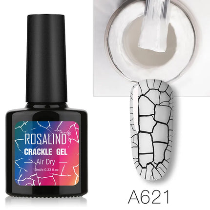 Crackle Gel Polish Cracking Nail Lacquer Quick Drying Nail Art Gel Manicure For UV Semi Permanent Base Top Coat