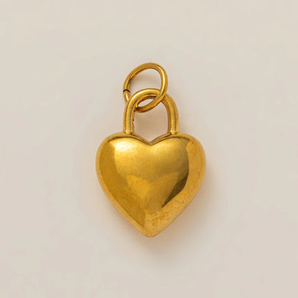 Fashionable and trendy new heart-shaped pentagram full diamond horseshoe pendant charms for jewelry