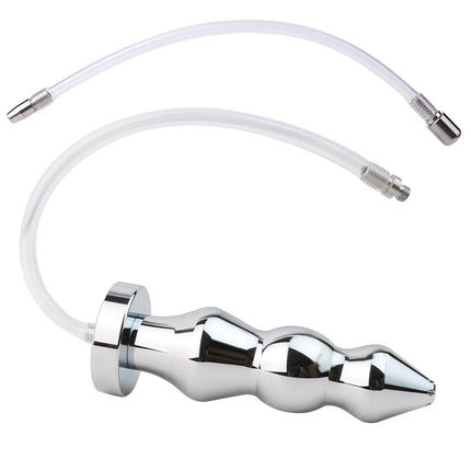 FRRK Curve Cylinder Male Chastity Cage With Metal Anal Plug Silicone Urethral Catheter 2 In 1  Adult Games Sex Toys For Men Gay