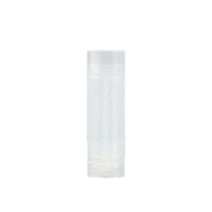 10/30/50/100/200 Empty PP 5g Oval Lipstick Tube Empty Round Lip Gloss Tube Clear Travel Bottle Plastic Diy Oval Lip Balm Tubes