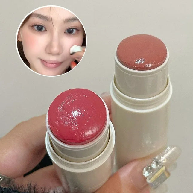 Powder Blusher Stick Korean Girls Whitening Natural Naked Makeup Highlight Powder Blusher Brightening Cream Makeup Blush Stick