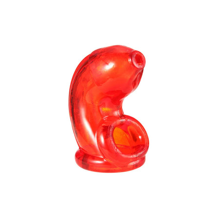 18+ Adults Cock Cages Penis Sleeve Male Soft Penis Ring Reusable Condom Penis Extension Chastity Device Sex Toy for Men Sex Shop