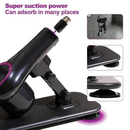A1 Automatic Sex Machine with Dildo Attachments Remote Control Love Machine Thrusting Bondage Sex Toys for Men and Women Couple